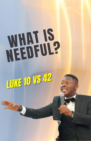 One thing is needful!